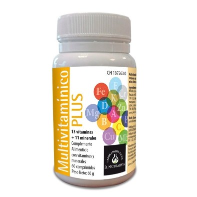 El naturalista multivitamínico plus 60 cápsulas El Naturalista - 1