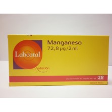 Labcatal 10 manganeso 28 ampollas