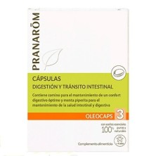 Pranarom oleocaps 3 bienestar digestivo 30 caps