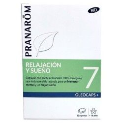 Pranarom oleocaps 7 relajación y sueño bio 30 cápsulas