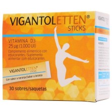 Vigantoletten 30 sticks sabor naranja