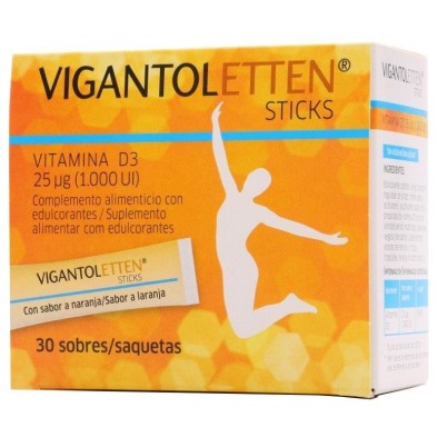 Vigantoletten 30 sticks sabor naranja Vigantoletten - 1