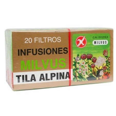 Tila alpina milvus 20 filtros Milvus - 1