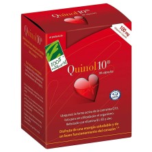 Cien por cien quinol-10 90 cápsulas 50mg