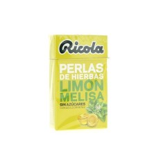 Ricola perlas limon-melisa s/a 25 g.