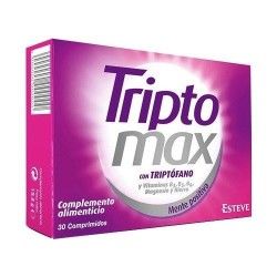 Triptomax. triptófano, hierro, magnesio y vitamina b6, b3 y b5 30comp