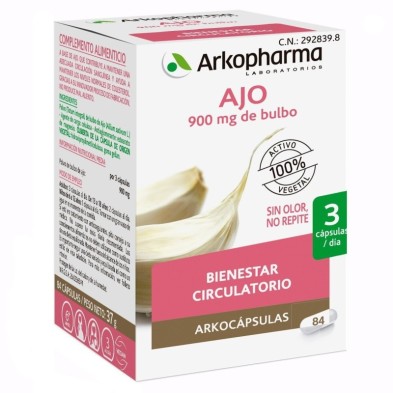 Arkocapsulas ajo 84 capsulas Arkopharma - 1