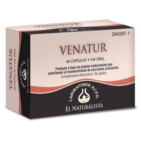 El naturalista venatur 48 cápsulas 375mg El Naturalista - 1