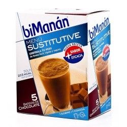 Bimanan batido chocolate 250grx5uds