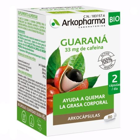 Arkocapsulas guarana 84 capsulas Arkopharma - 1