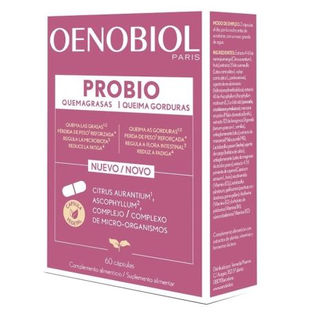 Oenobiol probio quemagrasas 60 capsulas Oenobiol - 1