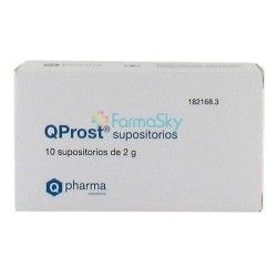 Qprost 10 supositorios