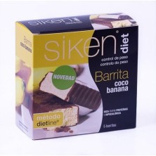 Sikendiet barrita coco/banana 5 uds