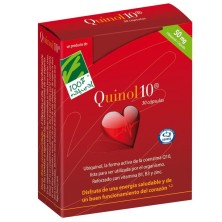 Cien por cien quinol-10 30 cápsulas 50mg