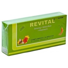 Revital ginseng+jalea real+vit c 20 amp