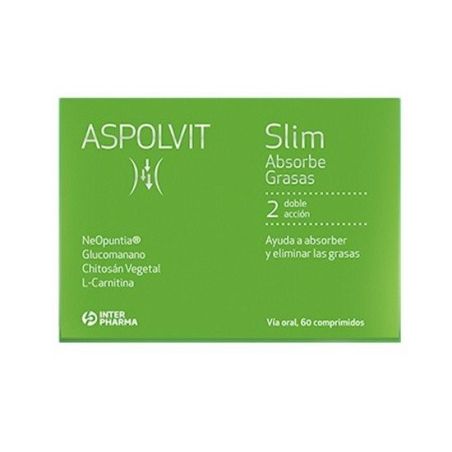 Aspolvit slim absorbe grasas 60 capsulas Aspolvit - 1