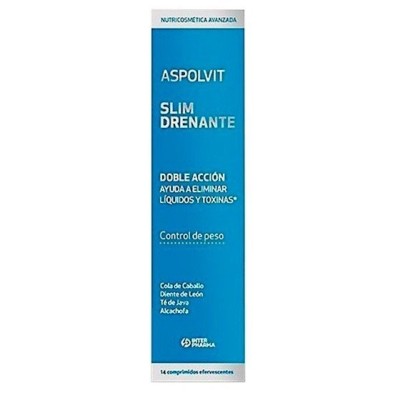 Aspolvit slim drenante detox 60 cápsulas Aspolvit - 1